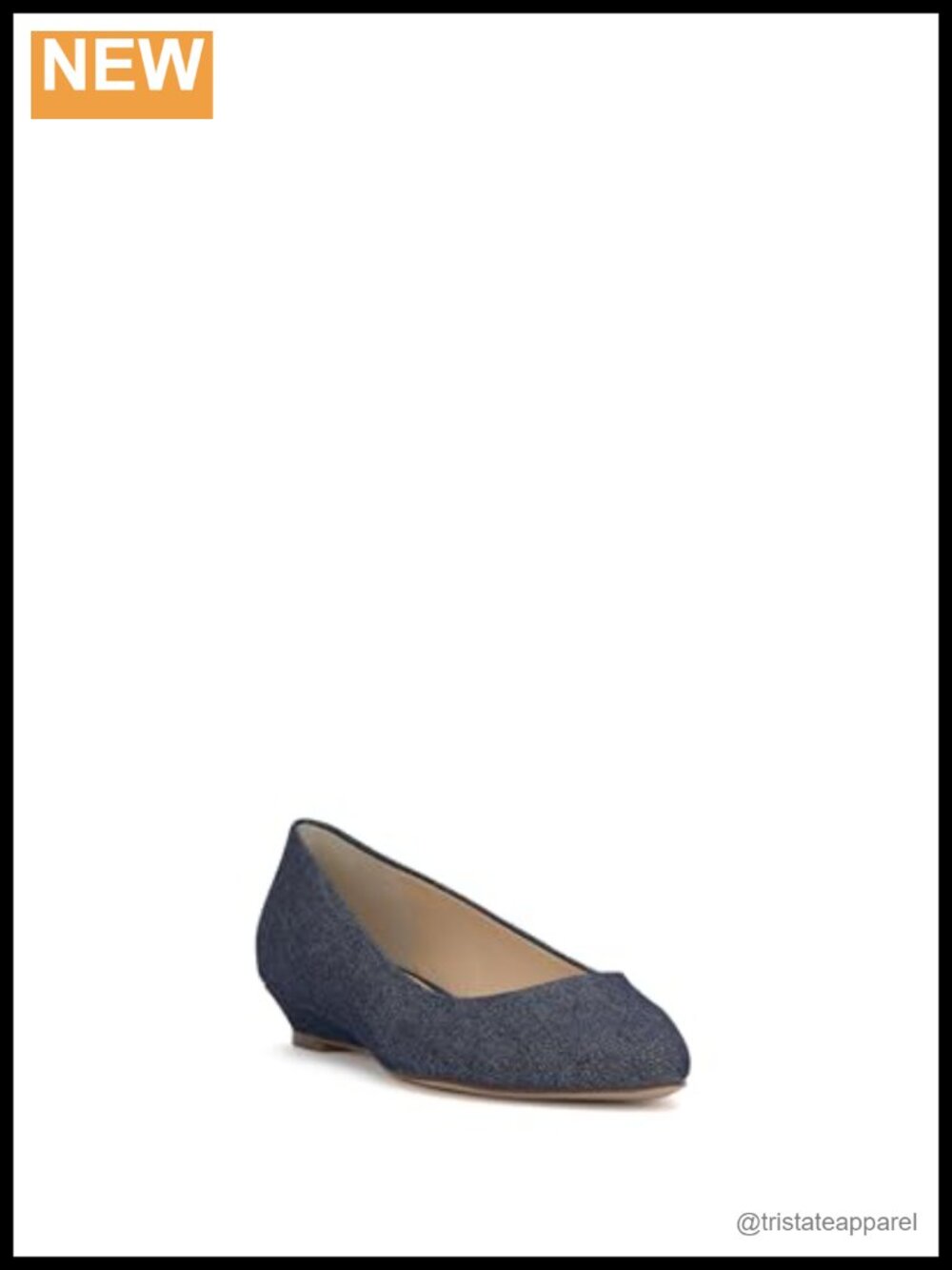 Women's Leytun Almond Toe Wedge Flats Dressy Pull-On Shore